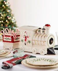 Lenox Holiday Figural Train Buffet Caddy