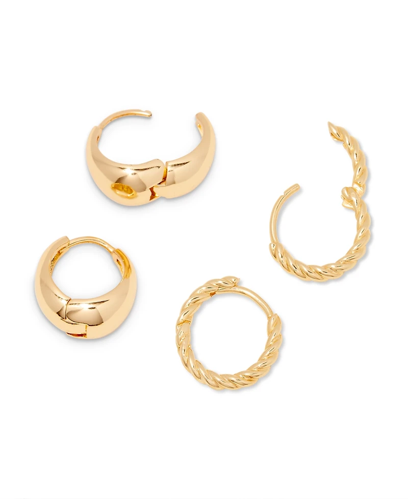 brook & york "14k Gold" Lottie Earring Set, 4 Piece