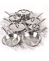 BergHOFF Belly Shape 12pc 18/10 Stainless Steel Cookware Set