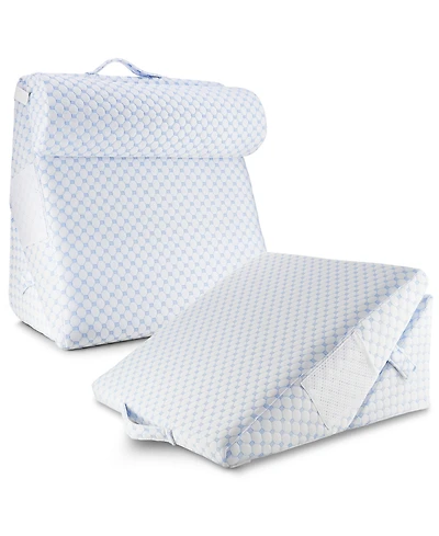 Nestl Adjustable Cooling Cover and Extra Pillow Bed Wedge Pillow