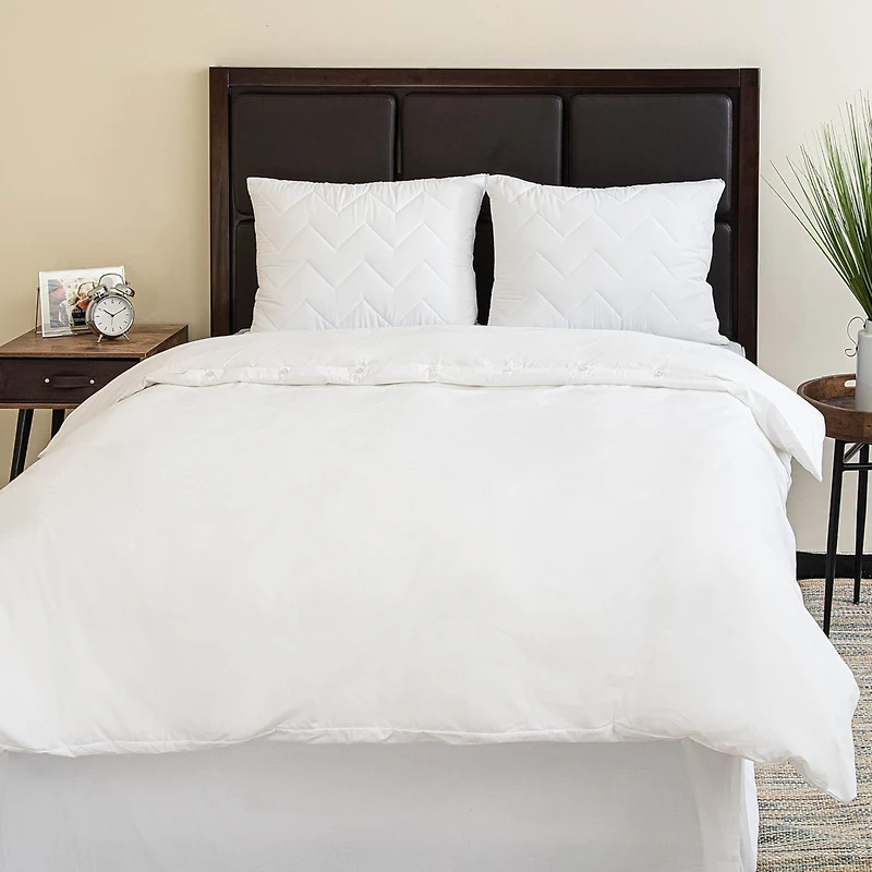 Superity Linen 100% Premium White Cotton Duvet Covee 200 Thread Count