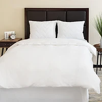 Superity Linen 100% Premium White Cotton Duvet Covee 200 Thread Count