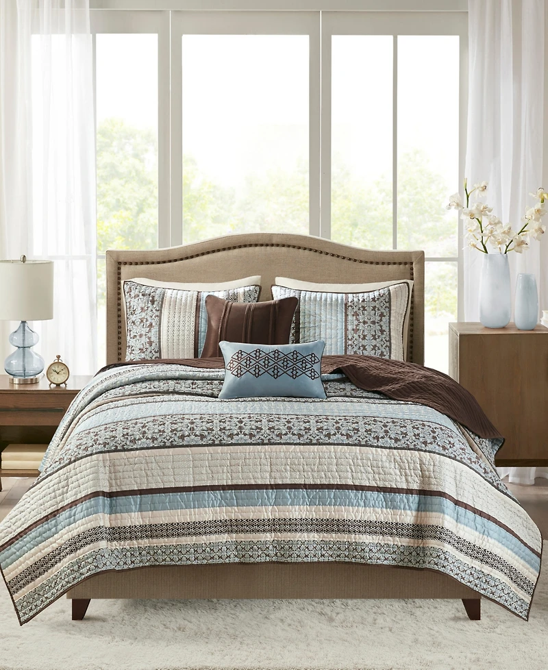 Madison Park Princeton 5-Pc. Quilt Set, King