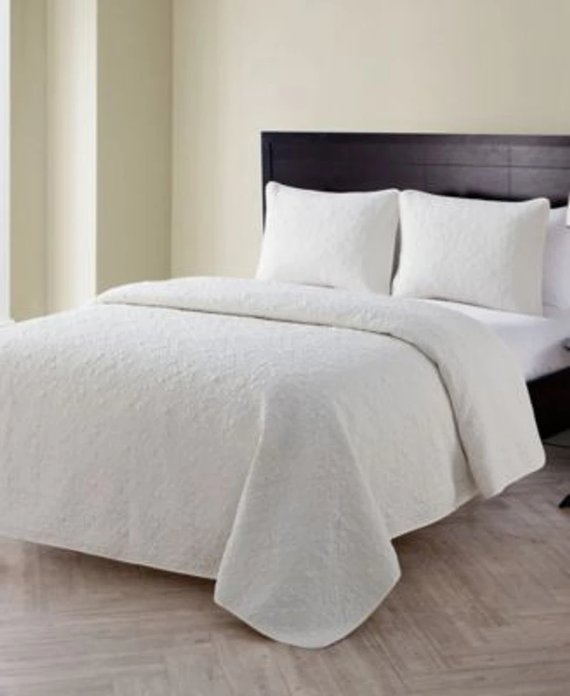 Vcny Home Caroline Embossed Quilt Sets
