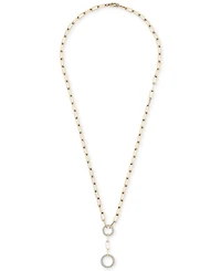 Wrapped in Love Diamond Circle 17" Lariat Necklace (1/2 ct. t.w.) in 14k Gold, Created for Macy's