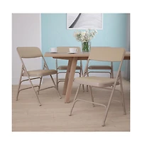 4 Pack Home & Office Portable Party Events Padded Metal Folding Chair