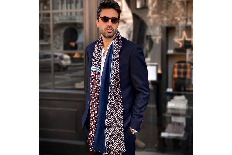 Elizabetta Men's Zagato - Wool Scarf for Men