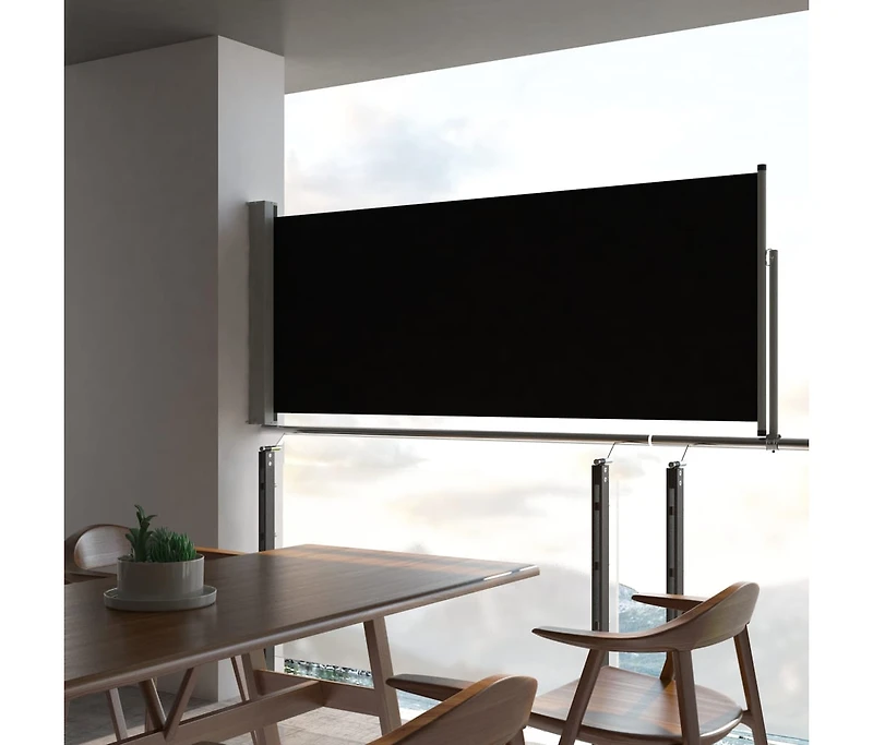 Patio Retractable Side Awning 39.4"x118.1