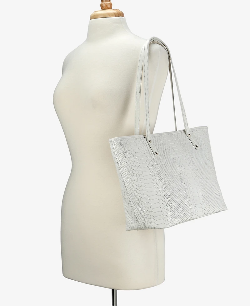 GiGi New York Taylor Leather Zip Tote