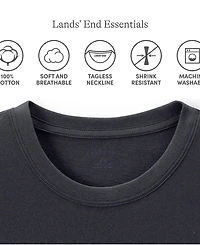 Lands' End Boys Short Sleeve Essential T-shirt
