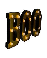 6.5" Led Lighted "Boo" Halloween Marquee Sign
