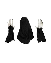 8" Led Lighted Grim Reaper with Sound Outdoor Halloween Decoration