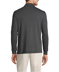 Lands' End Men's Long Sleeve Cotton Supima Polo Shirt