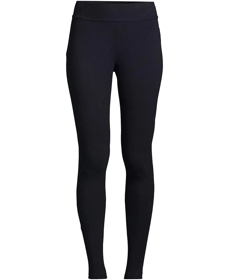 Lands' End Women's Plus Starfish Mid Rise Knit Leggings