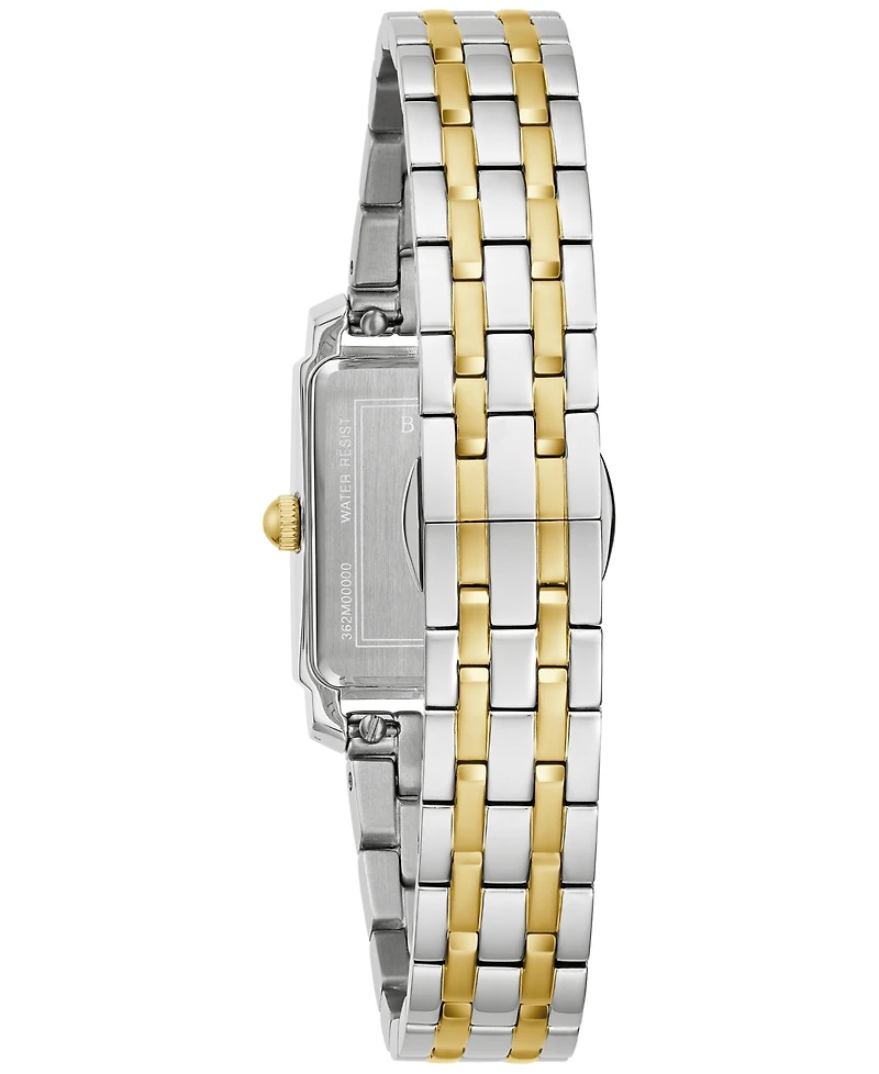 Bulova Women's Classic Sutton Two-Tone Stainless Steel Bracelet Watch 21mm