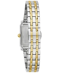 Bulova Women's Classic Sutton Two-Tone Stainless Steel Bracelet Watch 21mm