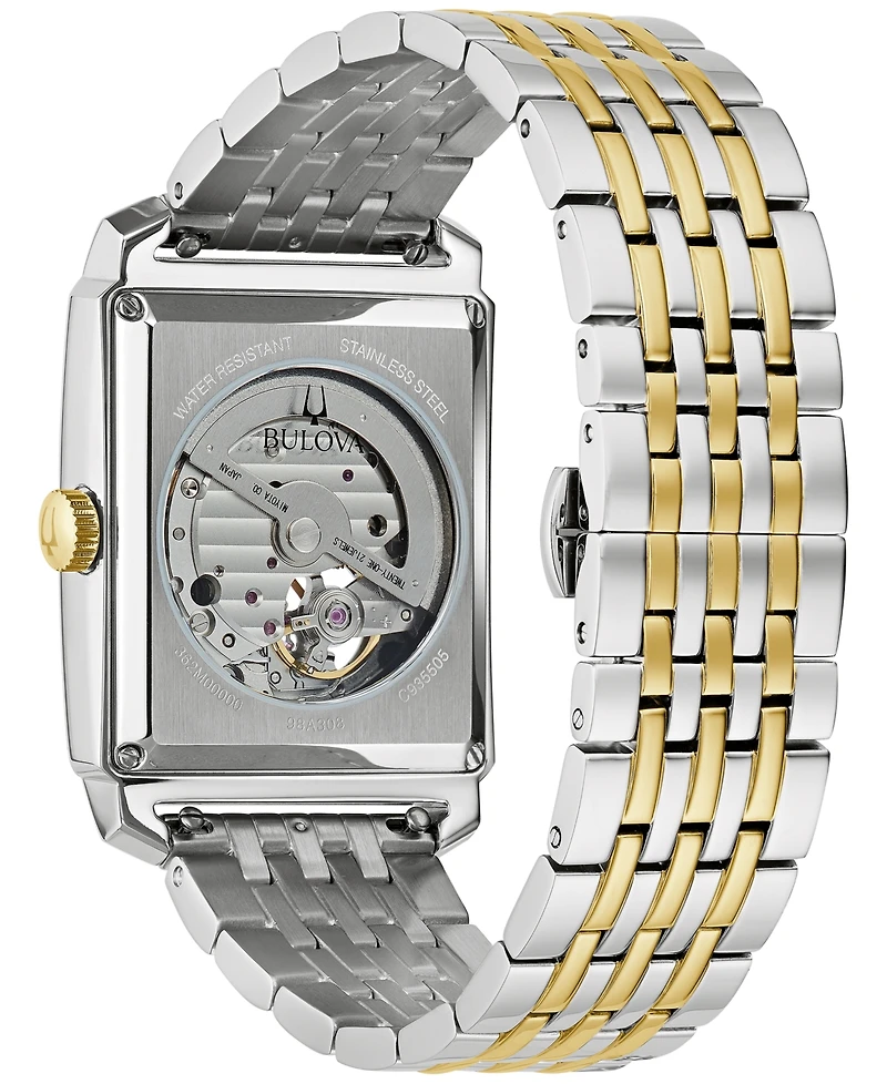 Bulova Men's Automatic Classic Sutton Two-Tone Stainless Steel Bracelet Watch 33mm