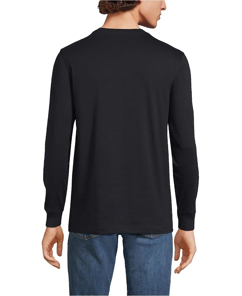 Lands' End Men's Super-t Long Sleeve T-Shirt