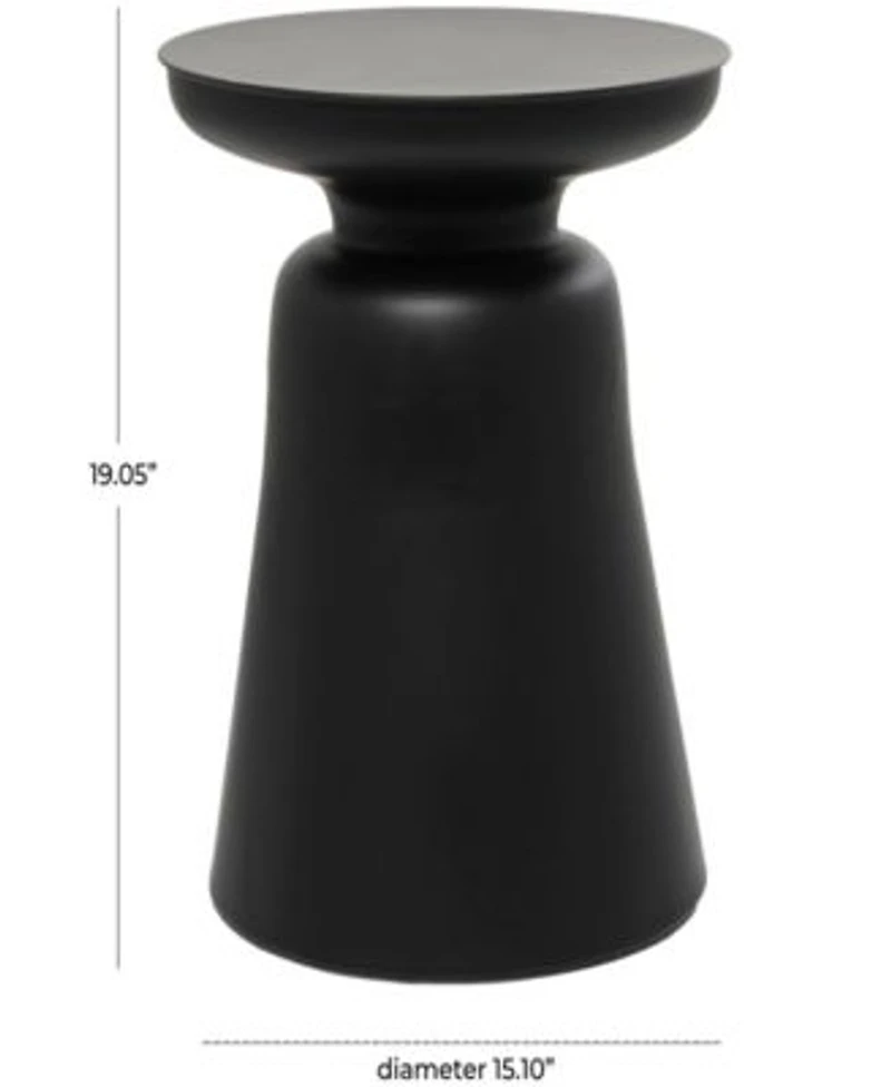 Rosemary Lane Metal Bell Shaped Base Accent Table Collection