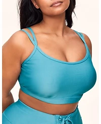 Adore Me Plus Size Remy Rib Bra Ribbed Sports Bra