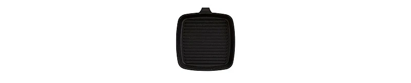 Smith and Clark Cast Iron 6.75" Square Grill Pan