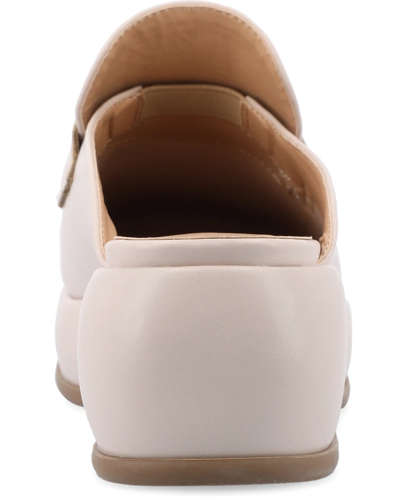 Journee Collection Women's Antonina Platform Mule Loafers