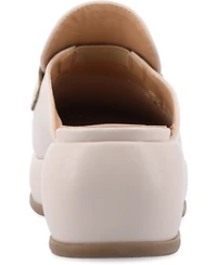 Journee Collection Women's Antonina Platform Mule Loafers