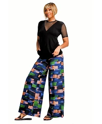 Dai Moda Women's Mesh Tunic Top