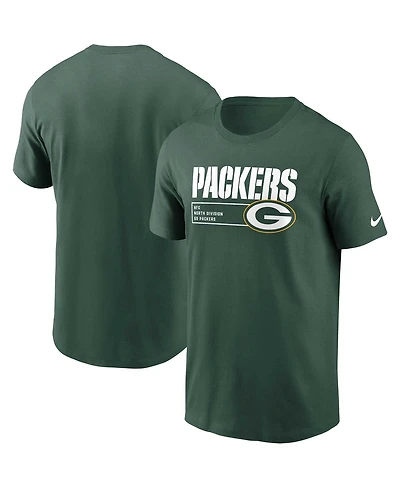 Men's Nike Green Green Bay Packers Division Essential T-shirt