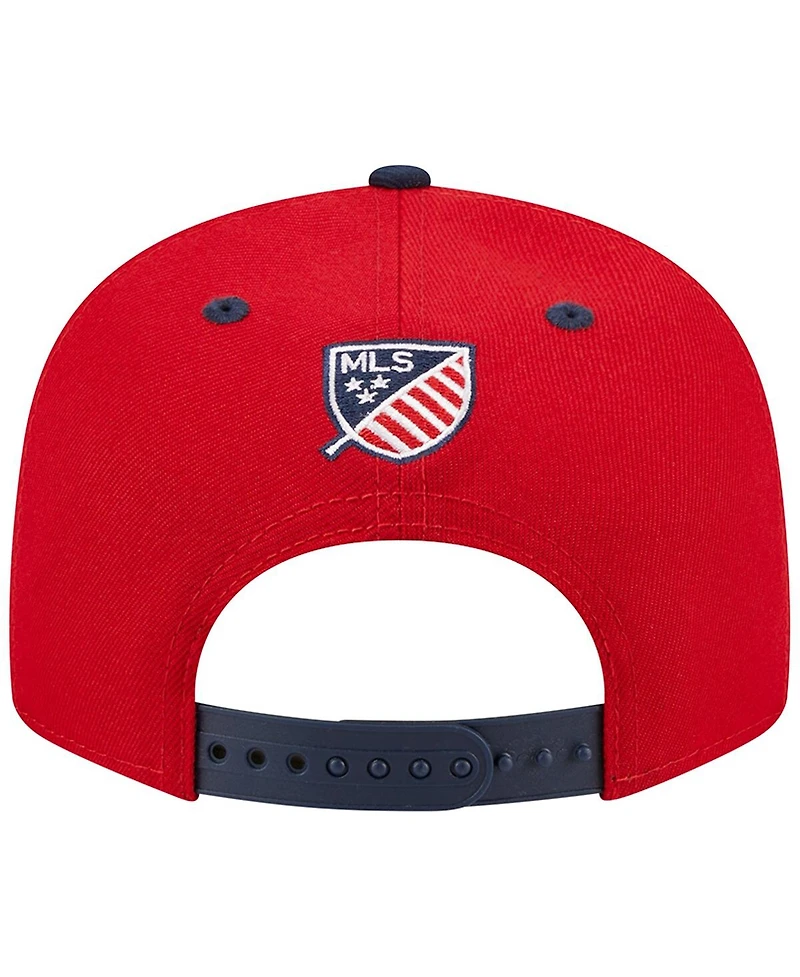 Men's New Era Red Charlotte Fc Americana 9FIFTY Snapback Hat