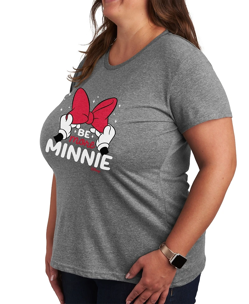 Hybrid Apparel Trendy Plus Size Minnie Mouse Graphic T-shirt