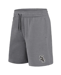 Men's Fanatics Black, Heather Gray Chicago White Sox Arch T-shirt and Shorts Combo Set