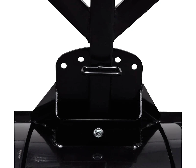 vidaXL 39" Heavy Duty Universal Snow Plow Blade for Snow Thrower, 5 Adjustable Angles, Durable Steel, Compatible with Most Models for Efficient Snow R