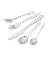 Kit Kemp for Spode Scoop 18/10 Stainless Steel 20 Piece Cutlery Set, Service for 4