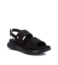 Women's Flat Suede Sandals By Xti