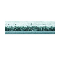 3 Piece Ultra Soft Non Slip Shaggy Bath Rug - Chevron Design Small, Large & Contour