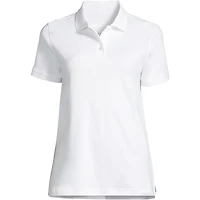 Lands' End Women's Tall Short Sleeve Interlock Polo Shirt