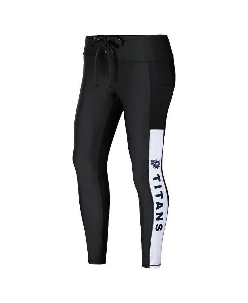 Women's Wear by Erin Andrews Black Tennessee Titans Leggings