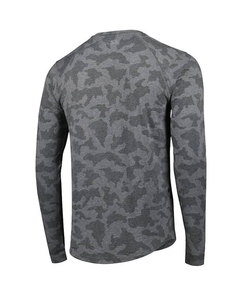 Men's Msx by Michael Strahan Gray Tampa Bay Buccaneers Performance Camo Long Sleeve T-shirt