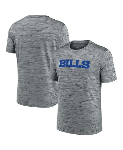 Men's Nike Heather Gray Buffalo Bills Velocity Performance T-shirt