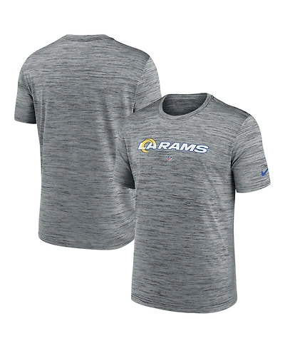 Men's Nike Heather Gray Los Angeles Rams Velocity Performance T-shirt