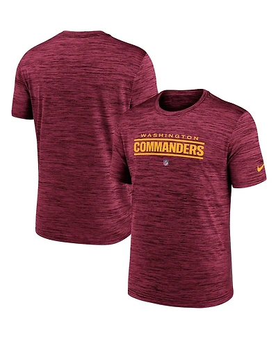 Men's Nike Burgundy Washington Commanders Velocity Performance T-shirt