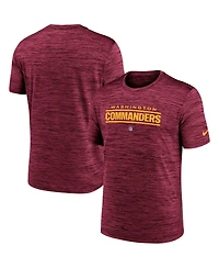 Men's Nike Burgundy Washington Commanders Velocity Performance T-shirt