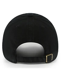 Men's '47 Brand Black Cincinnati Reds 2023 City Connect Clean Up Adjustable Hat