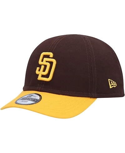 Infant Boys and Girls New Era Brown San Diego Padres Team Color My First 9TWENTY Flex Hat