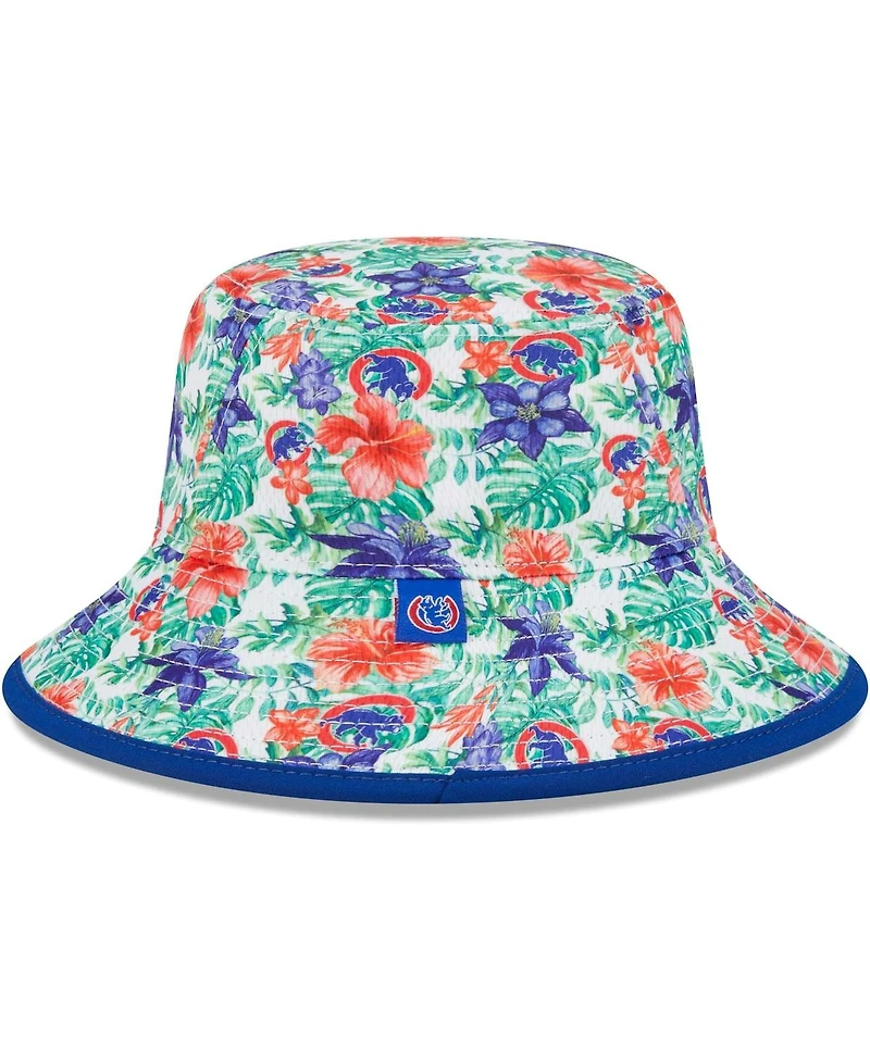 Men's New Era Chicago Cubs Tropic Floral Bucket Hat