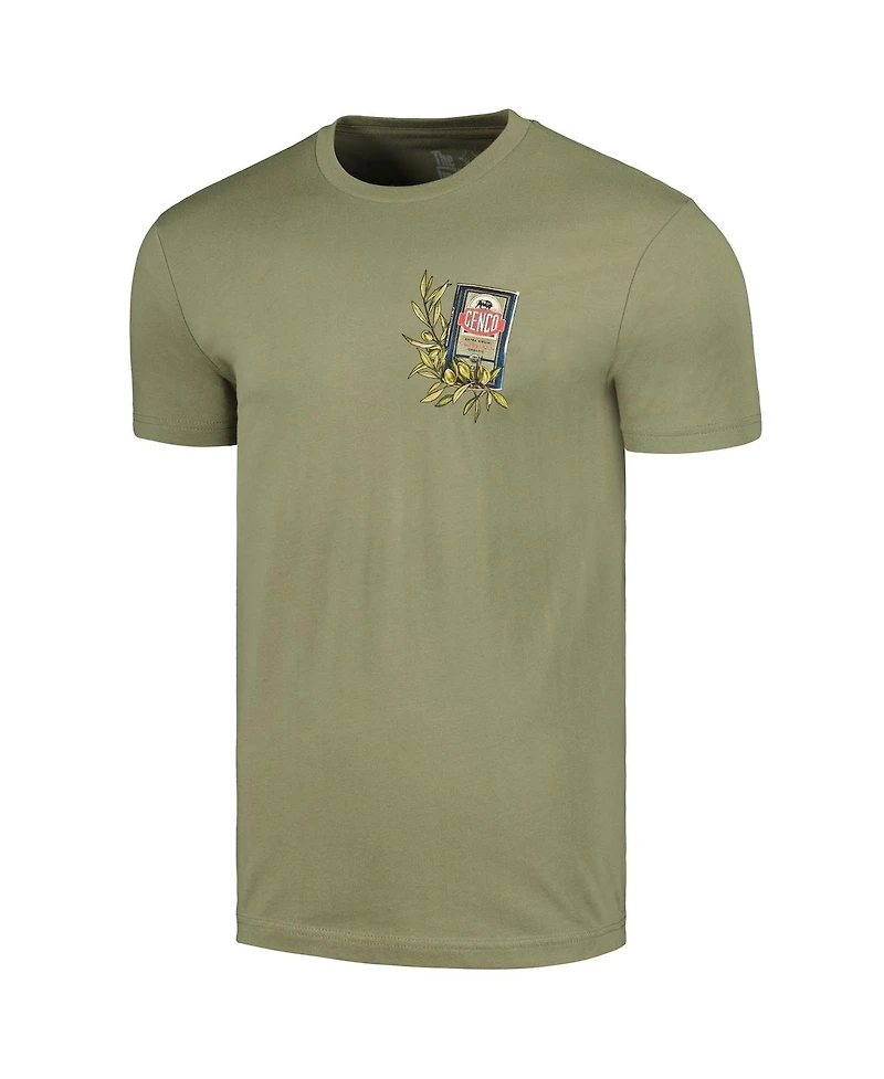 Men's Contenders Clothing Olive The Godfather Genco Pura Olive Oil T-shirt