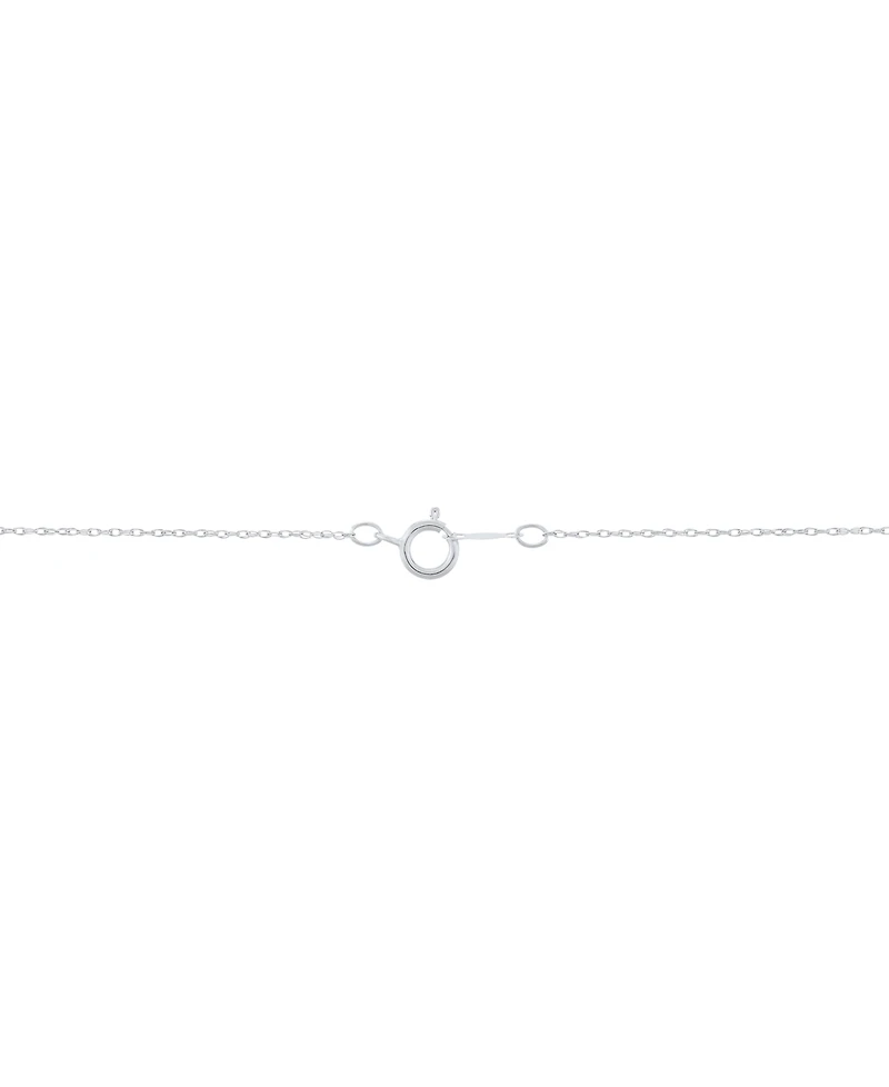 Honora Cultured Freshwater Pearl (9mm) and Diamond Accent Pendant 18" Necklace 14k Gold