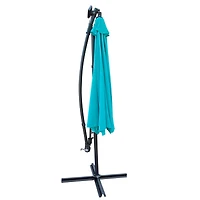 Streamdale Solar Led Patio Umbrella, Waterproof, 8 Ribs