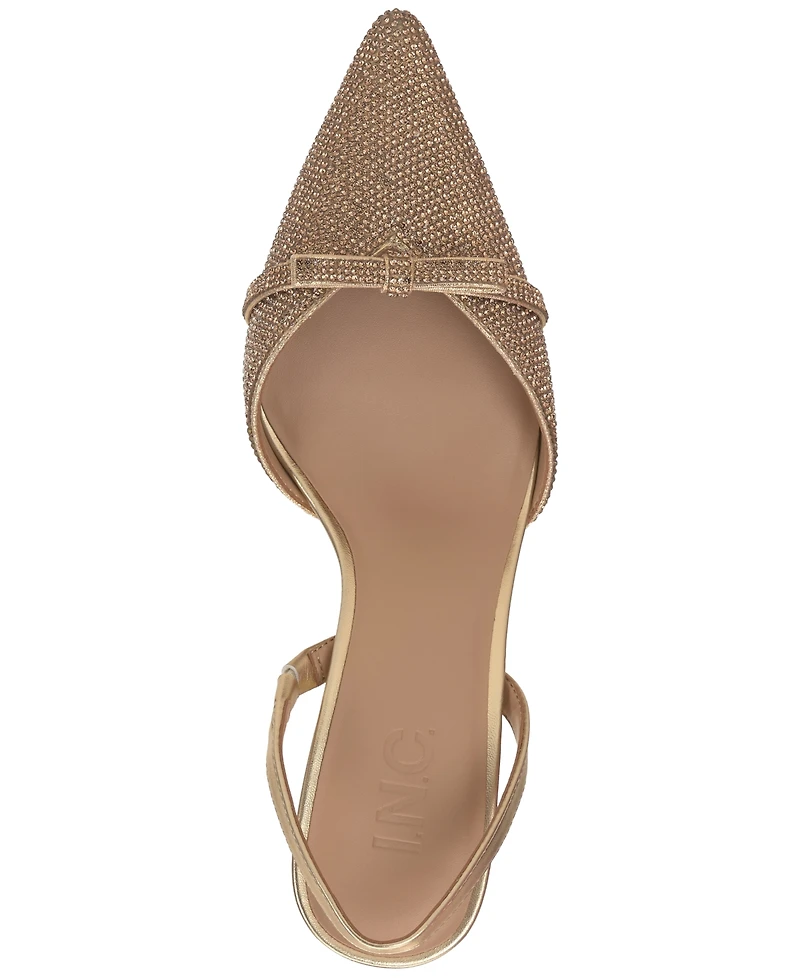 I.n.c. International Concepts Women's Gelsey Slingback Kitten-Heel Pumps, Created for Macy's